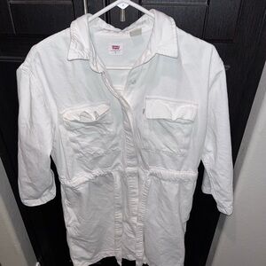 Women’s tie denim dress